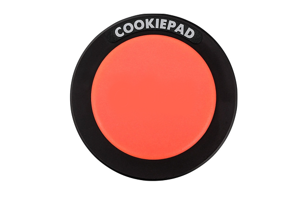 COOKIEPAD 6S - Тренировочный бесшумный пэд 6", жесткий, цвет красный