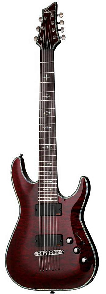 Электрогитара SCHECTER [HELLRAISER C-7 BCH] электрогитара 7-струнная, корпус: красное дерево, топ: волнистый клен, гриф: красное дерево, накладка: палиснадр, 24 лада, цвет: Black Cherry (BCH)