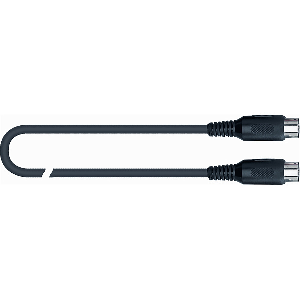 QUIK LOK SX164-1 - Миди кабель c пластиковыми разъёмами (1м), 5 pin