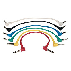 Rockcable RCL30011 D5 Кабель 15 см. джек-джек, угловой. Комплект 6 шт