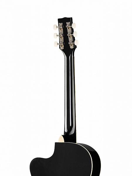 Caraya C901T-BK - Акустическая гитара, с вырезом, черная