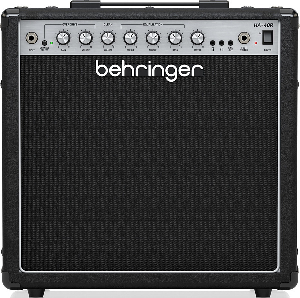 BEHRINGER HA-40R - 2-х канальный гитарный комбо 10' 40Вт