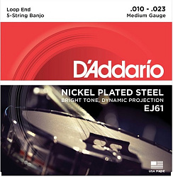 D'ADDARIO EJ61 Струны для банджо 