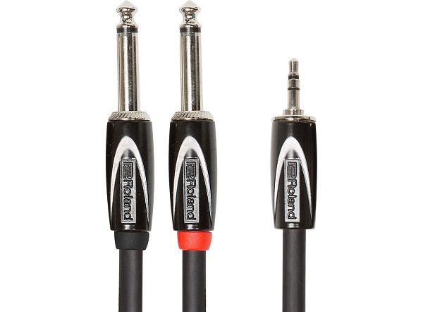 Roland RCC-10-3528V2 - кабель миниждек стерео на два моно джека, длина 3 м