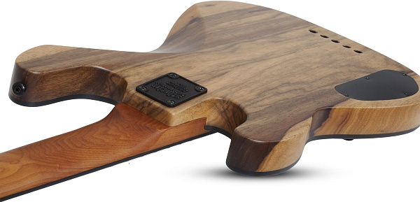 Бас-гитара SCHECTER [MODEL-T 5 EXOTIC BLACK LIMBA BL] бас-гитара 5-струнная, корпус: черная лимба, гриф: обожжёный клен, накладка: черное дерево, 21 лад, цвет: Black Limba (BL)