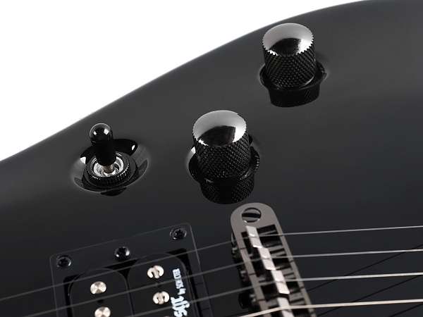 Электрогитара SCHECTER [C-1 SGR BY SCHECTER BLK] электрогитара 6-струнная, с чехлом, корпус: липа, гриф: клен, накладка: палисандр, 24 лада, цвет Black (BLK)
