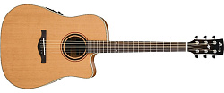 IBANEZ AW250ECE-LG Электроакустическая гитара дредноут с вырезом, серия ARTWOOD, цвет натуральный.