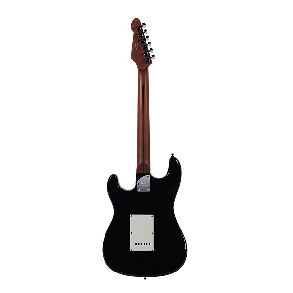 SAGA SMF1314BK - Электрогитара Stratocaster с чехлом, цвет черный