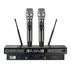 Don Music WM-100 - Радиосистема двухканальная с двумя ручными передатчиками