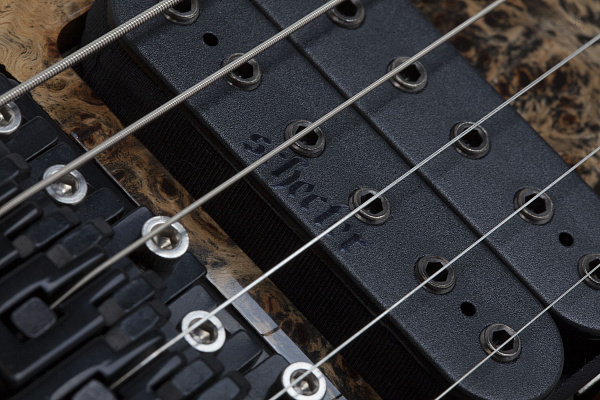 Электрогитара SCHECTER [C-6 FR PRO CB] электрогитара 6-струнная, корпус: красное дерево, топ: кап, гриф: клен 3 куска, накладка: венге, 24 лада, FloydRose, цвет: Charcoal Burst (CB)