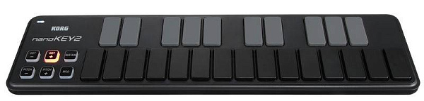 KORG NANOKEY2-BK портативный USB-MIDI-контроллер. 25 клавиш
