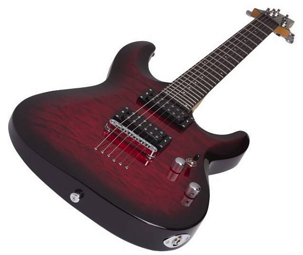 Электрогитара SCHECTER [C-6 PLUS STCB] электрогитара 6-струнная, корпус: липа, топ: стеганый клен, гриф клен, накладка палисандр, 24 лада, цвет: See-Thru Cherry Burst (STCB)