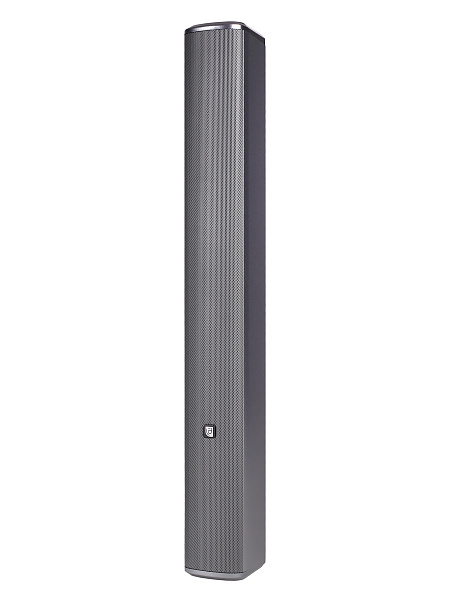 Звуковая колонна Intrend [ITSPK-CL425PD-G] активная 4x2,5", 60 Вт, вход DANTE, питание POE+, SPL 109dB, 106Hz~18kHz, 120°х20° (HхV), вес 3.4 кг, цвет угольный металлик, крепление в комплекте, (цена за 1шт., в упаковке 2 шт.)