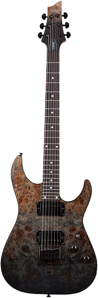 Электрогитара SCHECTER [C-1 STANDARD BFBB] электрогитара 6-струнная, корпус: красное дерево, топ из капа, гриф: печеный клен, накладка: палисандр, 24 лада, цвет Black Fade Burst Burl (BFBB)