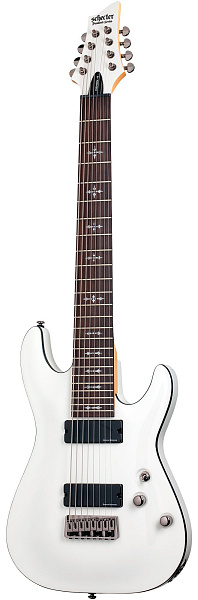 Электрогитара SCHECTER [DEMON-8  VWHT] электрогитара 8-струнная, корпус: липа, гриф: клен, накладка: венге, 24 лада, цвет: Vintage White (VWHT)