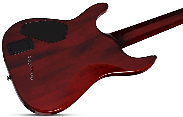 Электрогитара SCHECTER [HELLRAISER C-7 FR BCH] электрогитара 7-струнная, корпус: красное дерево, топ: волнистый клен, гриф: красное дерево, накладка: палиснадр, 24 лада, FloydRose, цвет: Black Cherry (BCH)