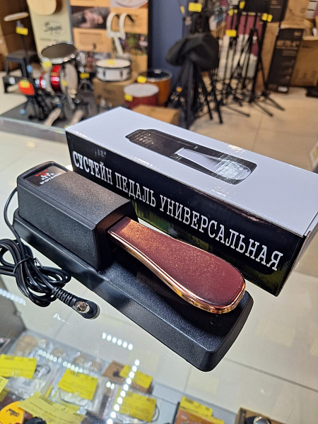 UNIQKEYS SP-GPT-B-PKGD - Педаль сустейн рояльного типа, черный/розовое золото