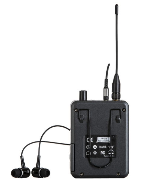 Pasgao P1-IEM10 Стереосистема персонального мониторинга аналоговая, наушники в комплекте (650-675Mhz