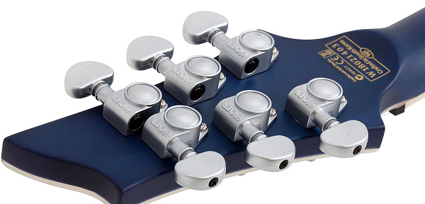 Электрогитара SCHECTER [C-1 PLATINUM STMBL] электрогитара 6-струнная, корпус: красное дерево, гриф: клен, накладка: палисандр, 24 лада, цвет: See-Thru Midnight Blue (STMBL)