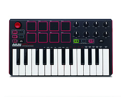 AKAI PRO MPK MINI MK2 USB миди клавиатура с уменьшенными клавишами, 25 клавиш