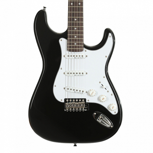 Encore E6BLK - Электрогитара Stratоcaster, цвет черный