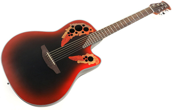 OVATION CE44-RRB Celebrity Elite Mid Cutaway Reversed Redburst - Электроакустическая гитара