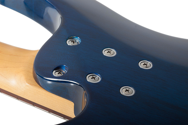 Бас-гитара SCHECTER [C-5 PLUS OBB] бас-гитара 5-струнная, корпус: липа, топ: стеганый клен, гриф: клен, накладка: палисандр, 24 лада, цвет: Ocean Blue Burst (OBB)