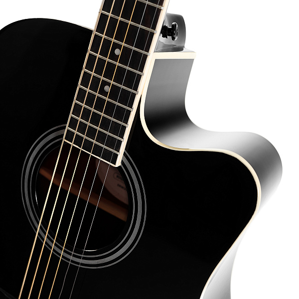 Emotive Rightwood D1 BK - Акустическая гитара дредноут, цвет черный