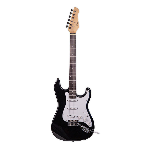 Omni ST-3S BK - Электрогитара Stratocaster, цвет черный