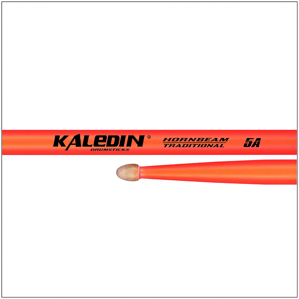 KALEDIN DRUMSTICKS 7KLHBOR5A - Барабанные палочки 5A ORANGE, флуорисцентные