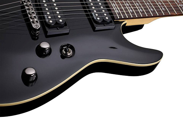 Электрогитара SCHECTER [OMEN-6 2012 BLK] электрогитара 6-струнная, корпус: липа, гриф: клен, накладка: палисандр, 24 лада, цвет: Gloss Black (BLK)