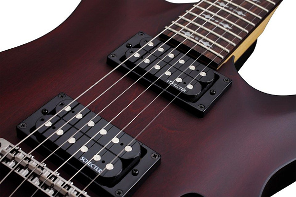 Электрогитара SCHECTER [OMEN-6 WSN] электрогитара 6-струнная, корпус: липа, гриф: клен, накладка: палисандр, 24 лада, цвет: Walnut Satin (WSN)