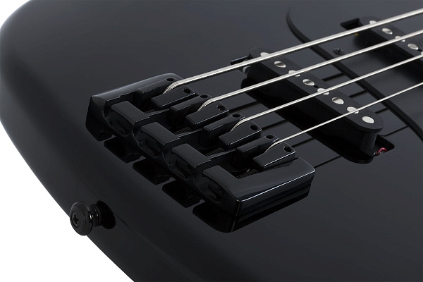 Бас-гитара SCHECTER [J-4 ROSEWOOD FB G.BLK ] бас-гитара 4-струнная, корпус: ольха, гриф: клен, накладка палисандр, на болтах, 21 лад, цвет: Gloss Black (G.BLK)