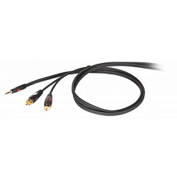 DIE HARD DHG520LU18 Проф.аудио кабель, стерео, мини джек 3,5мм <-> 2хRCA, длина 1.8 м