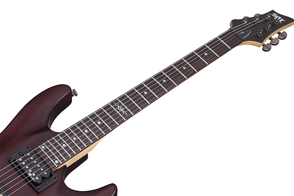Электрогитара SCHECTER [C-1 SGR BY SCHECTER WSN] электрогитара 6-струнная, с чехлом, корпус: липа, гриф: клен, накладка: палисандр, 24 лада, цвет Walnut Satin (WSN)