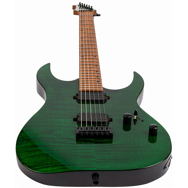 SPIRA S-450 TGR - Электрогитара Superstrat, цвет Trans Green/зелёный 