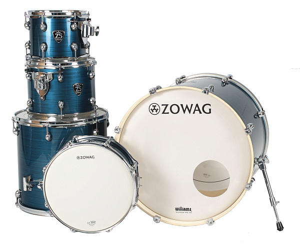 Ударная установка ZOWAG [Z5-ROCK SPK BUW] из 5 барабанов, серия ROCK, цвет Blue Wire (2 места)