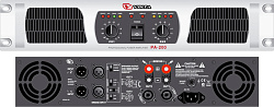 VOLTA PA-200 Усилитель мощности двухканальный. Мощность (8/4 Ом)  - 2х130 Вт/ 2х200 Вт., 1 U-19", 14