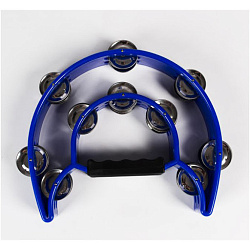 DEKKO TX9-20BL - Тамбурин в форме двойного полумесяца, синий