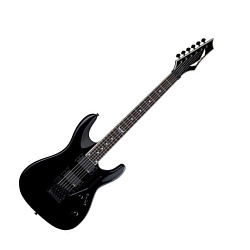 Dean C550F CBK Электрогитара, тип Ibanez, 24 лада, 25 1/2, HH актив, 1V+1T, floyd rose, цвет черный.