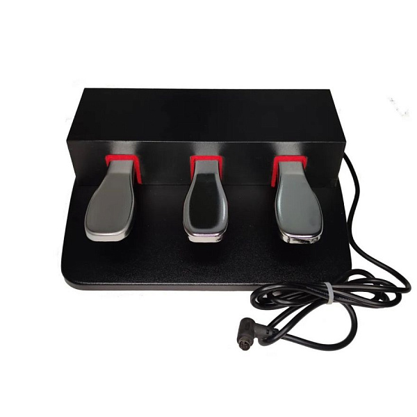 UNIQKEYS TRINITY SP-34B - Педаль тройная для цифровых пианино CASIO, черный/серебро