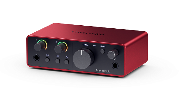 FOCUSRITE Scarlett Solo 4th Gen - аудиоинтерфейс USB, 2 входа/2 выхода