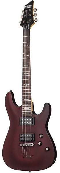 Электрогитара SCHECTER [OMEN-6 WSN] электрогитара 6-струнная, корпус: липа, гриф: клен, накладка: палисандр, 24 лада, цвет: Walnut Satin (WSN)