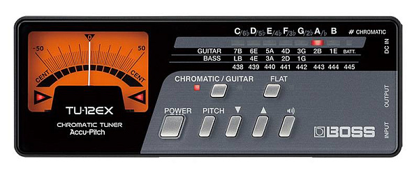 BOSS TU-12EX хроматический тюнер