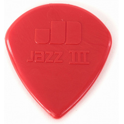 Dunlop 47P3N медиатор NYLON , JAZZ, красный