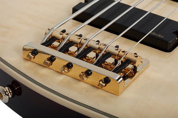 Бас-гитара SCHECTER [OMEN EXTREME-5 GNAT] бас-гитара 5-струнная, корпус: красное дерево, топ: огненный клен, гриф: клен, накладка: палисандр, 24 лада, цвет: Gloss Natural (GNAT)