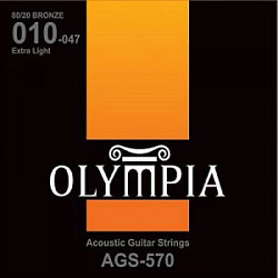 OLYMPIA  AGS-570 10-47 80/20 Bronze Струны для акустической гитары 