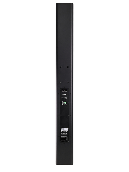 Звуковая колонна Intrend [ITSPK-VA84-B] активная, управляемая, встроенный DSP, 8x4", 320 Вт RMS, вход DANTE, SPL 121dB,  120Hz~16kHz, 120°х20° (+/-20°) (HxV), цвет черный, крепление в комплекте