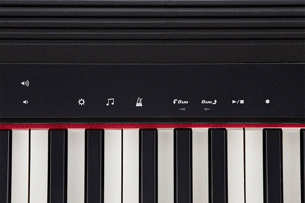 Портативное цифровое пианино ROLAND [GO:PIANO] (61 клавиша) чувствительность к скорости касания, 40 тембров, Bluetooth, метроном, рекордер, эффекты (хорус, реверберация), работа от батареек, вес 3,9 кг.