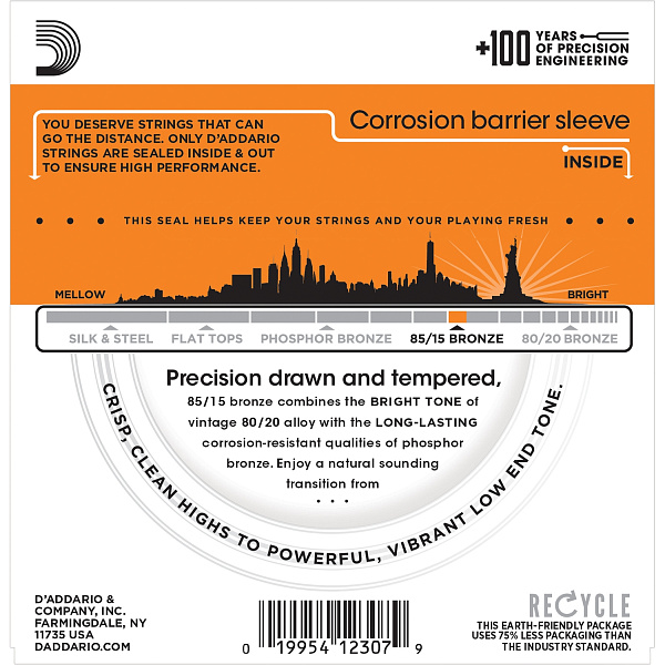 D'Addario EZ900 (10-50) - Струны для акустической гитары